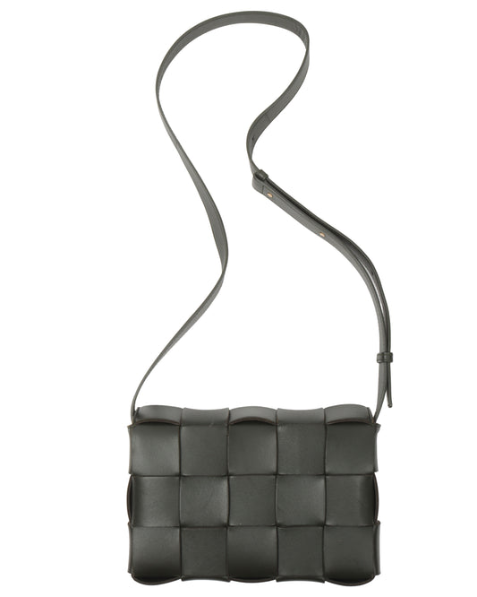 Intrecciato Leather Cassette Bag