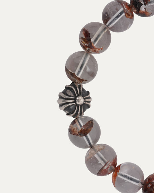 8mm Quartz Plus Ball Bead Bracelet
