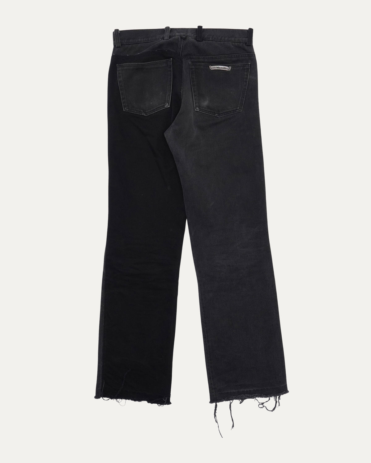 Exposed Fly Fleur Knee Jeans