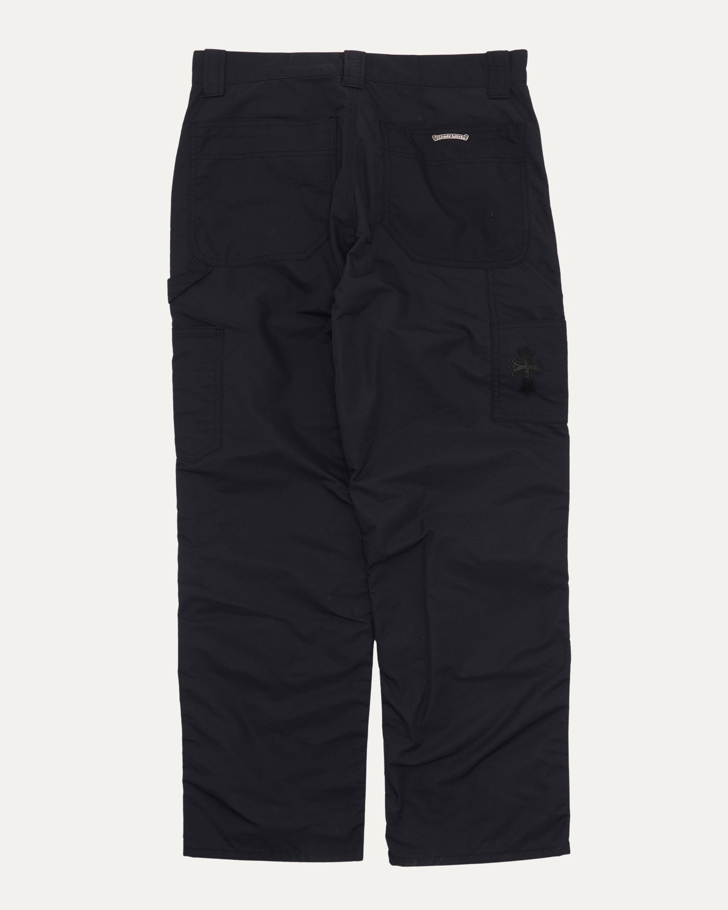Nylon and Leather Double Knee Pants