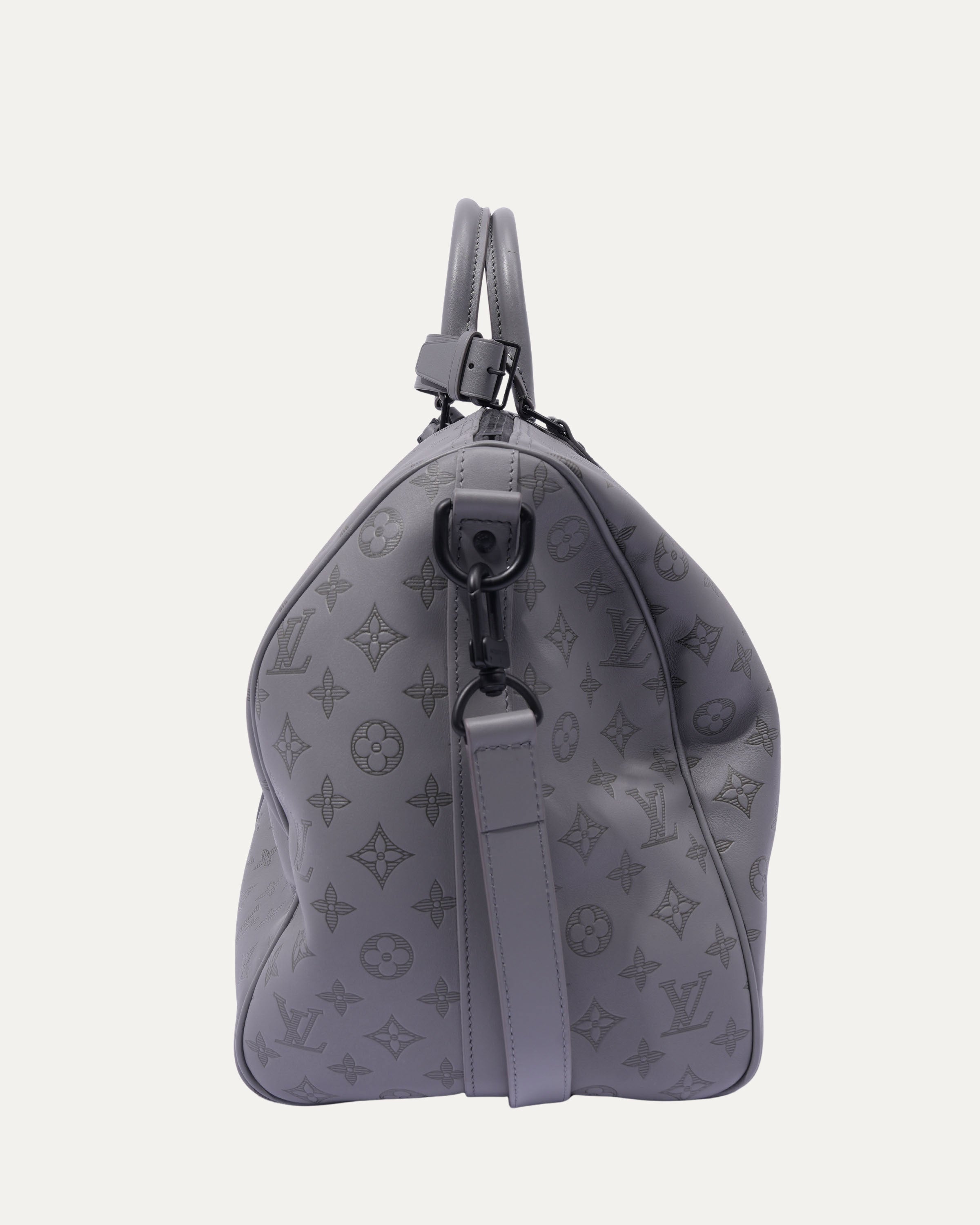 Calfskin Monogram Shadow Keepall Bandouliere 50