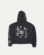 Asphyxiation Assemblage Zip Hoodie
