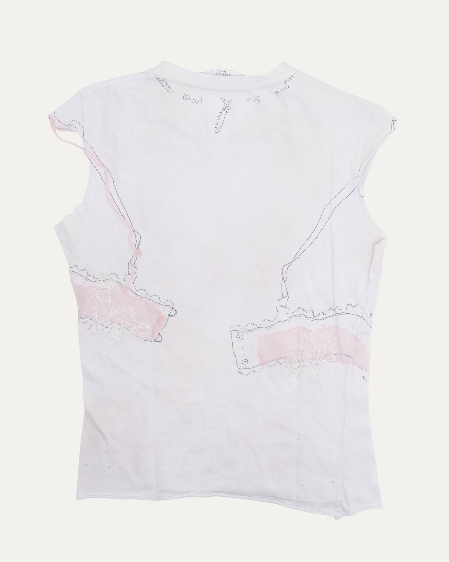 2002 Lingerie Print T-Shirt