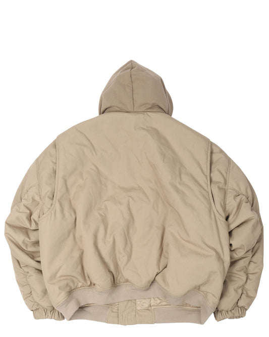 Quilted Bomber Jacket