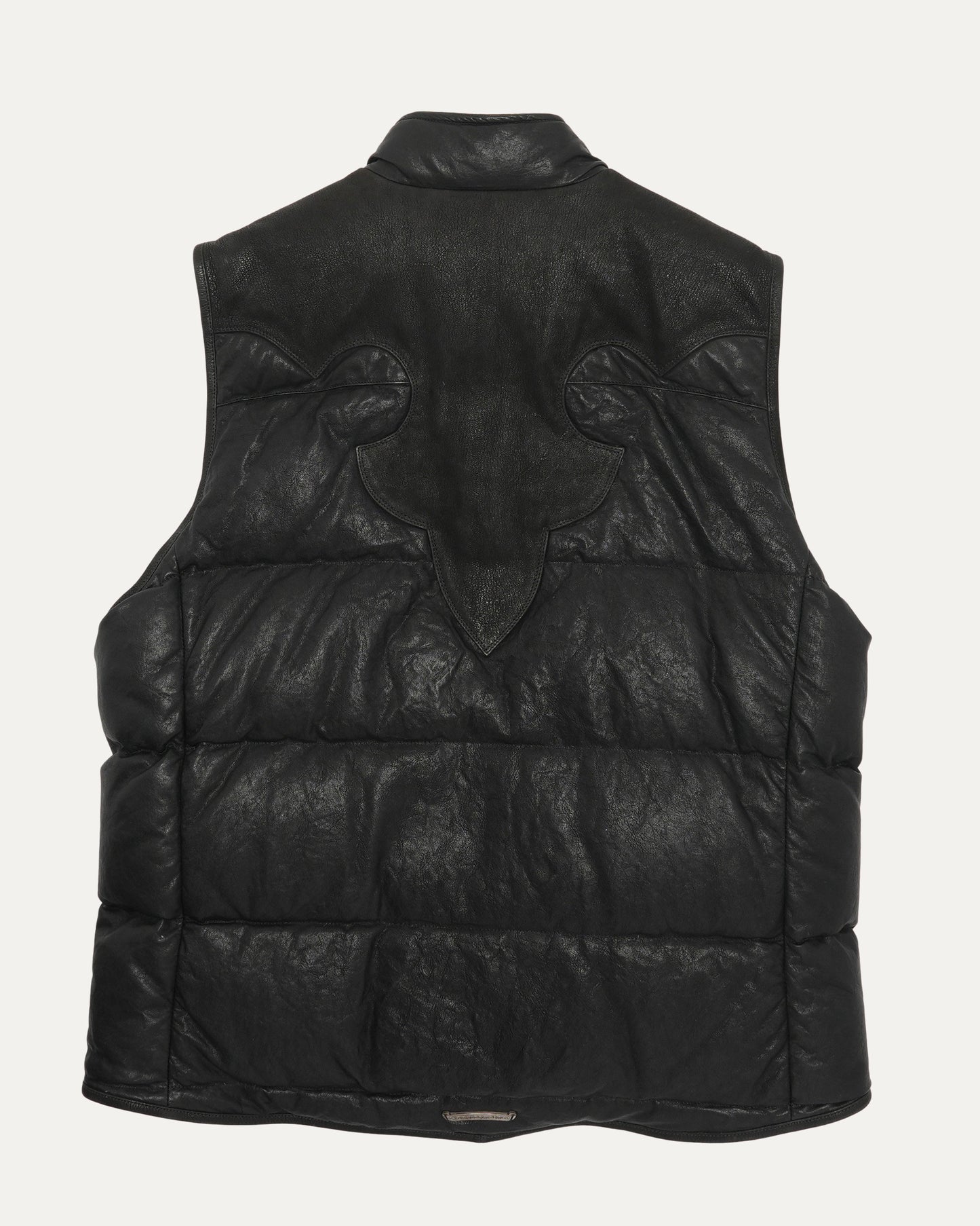 Leather Puffer Vest