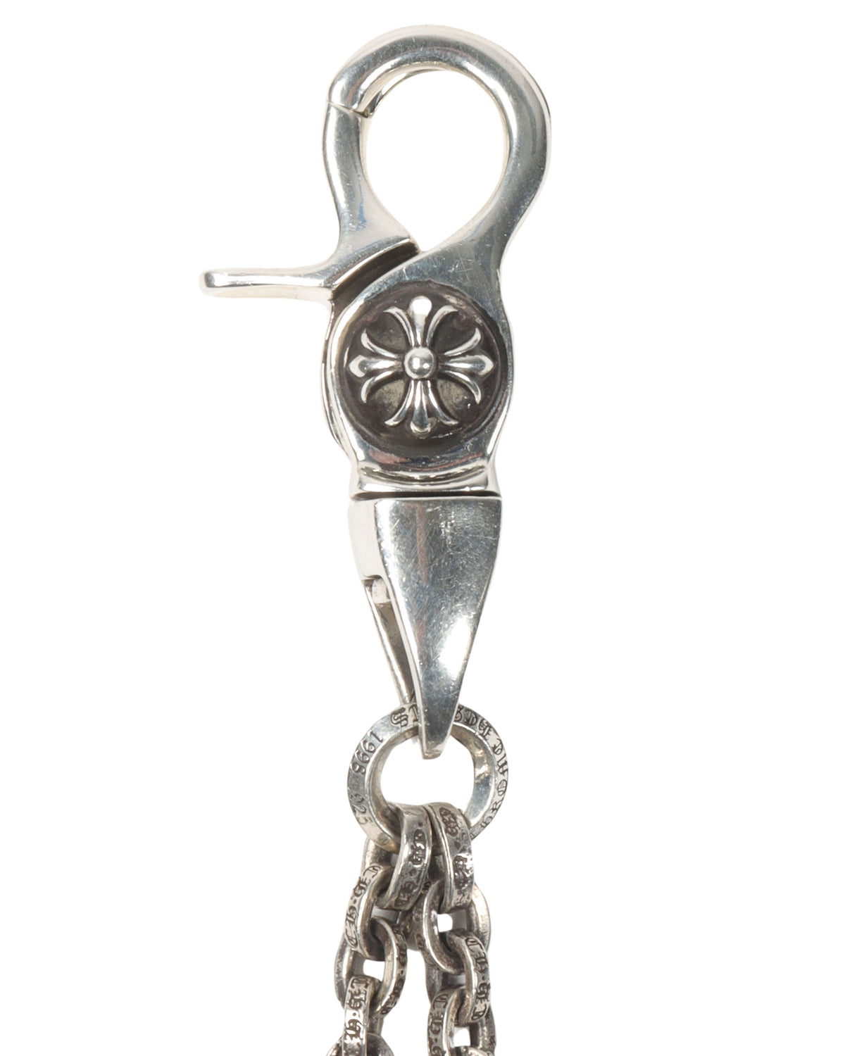 Silver Dice Keychain Clip
