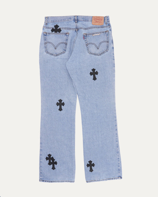 Levis 517 Cross Patch Jeans