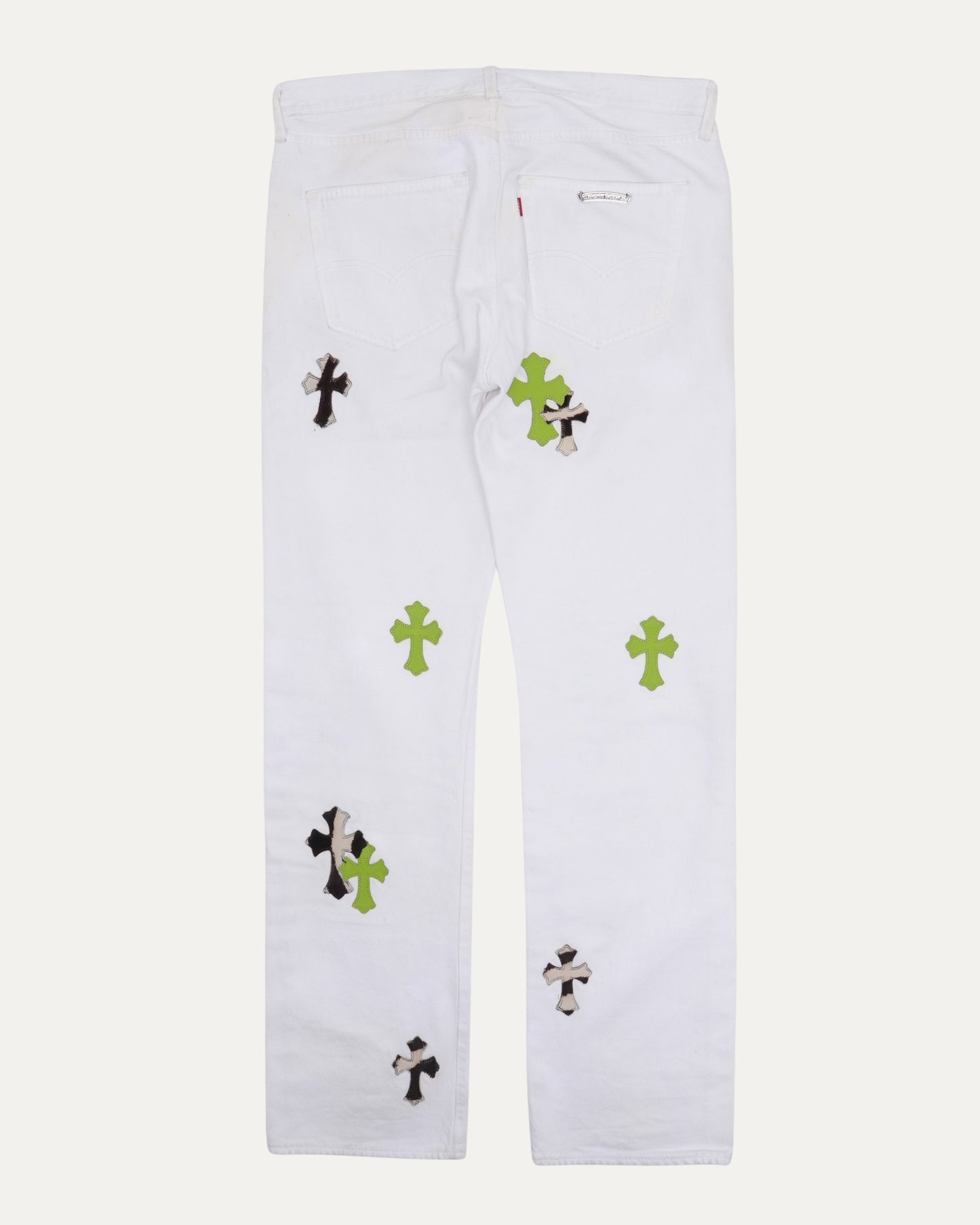 Levis 501 Cross Patch Jeans
