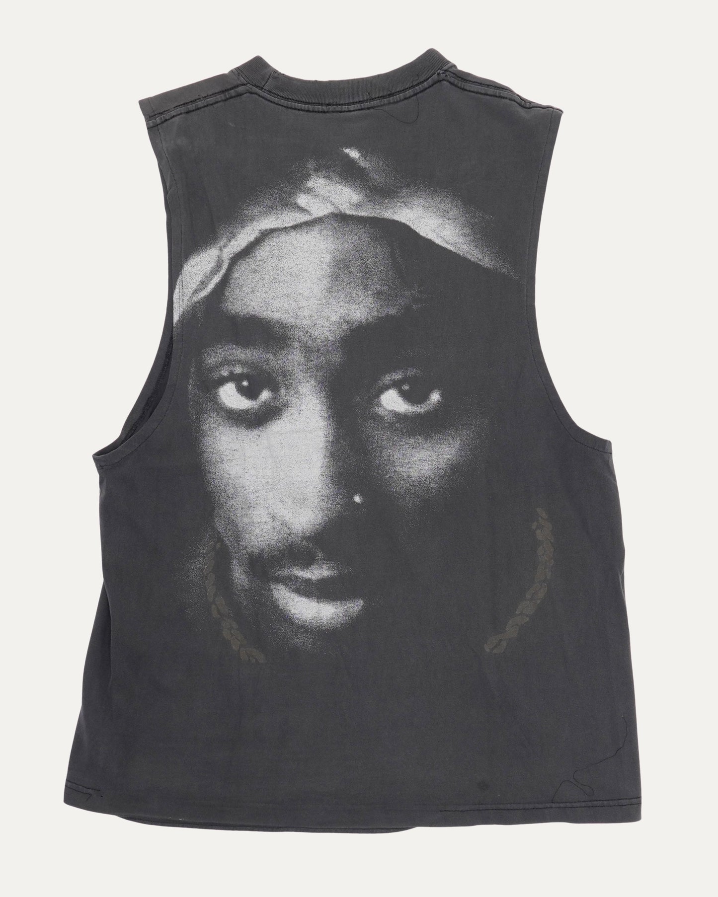 Tupac Big Face Cut-Off T-Shirt