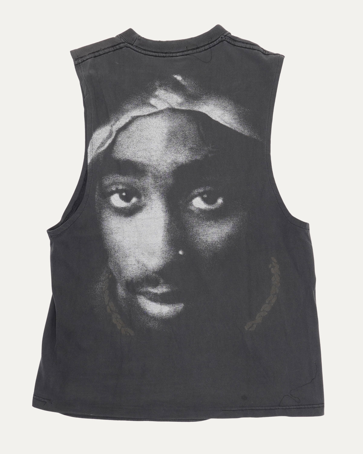 Tupac Big Face Cut-Off T-Shirt