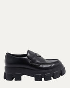 Monolith Brushed Leather Loafers