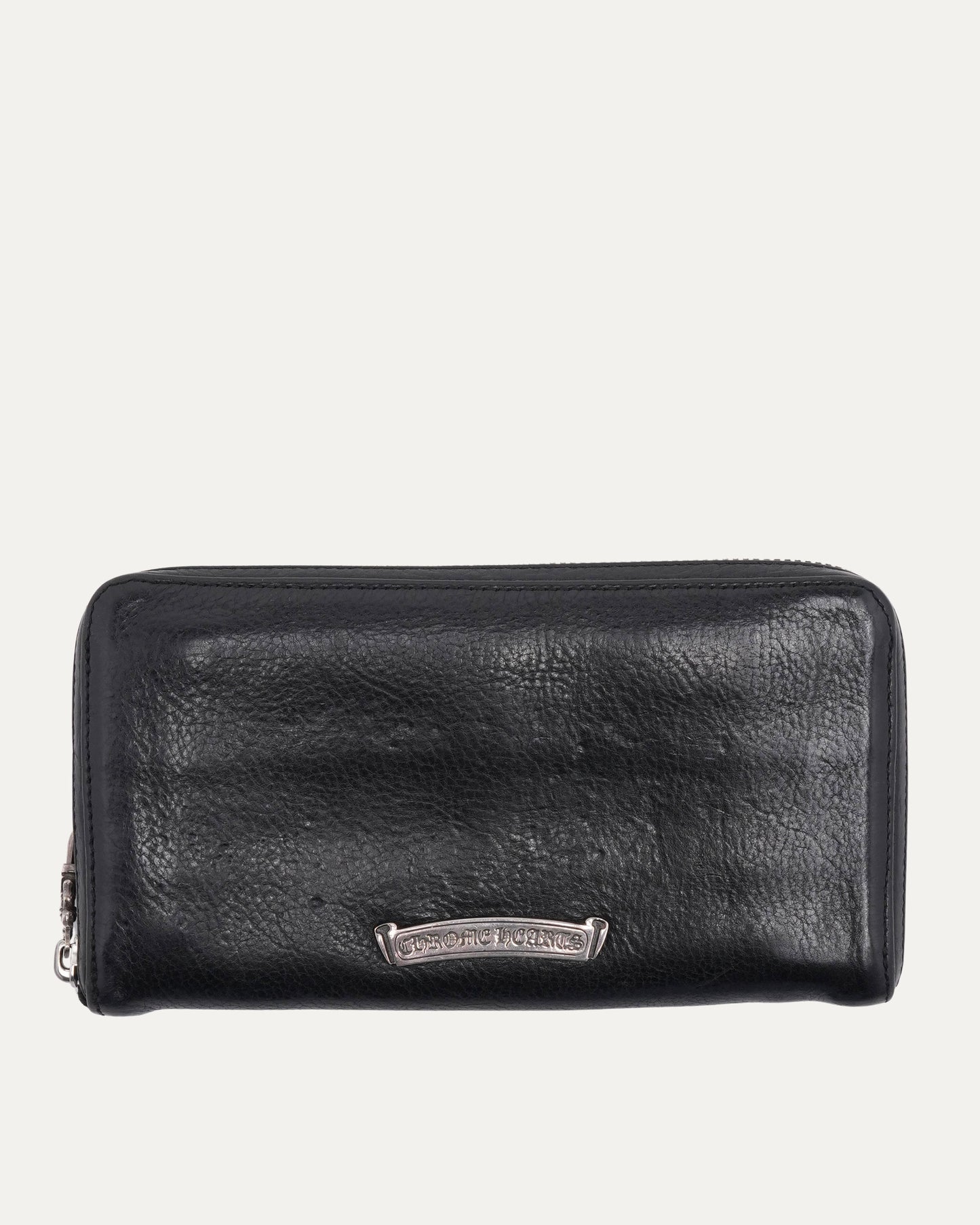 Embellished Cross Patch Long Zip Wallet