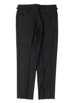 Grid Pattern Wool Trousers