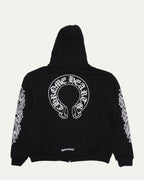 Thermal Lined Horseshoe Logo Zip Hoodie
