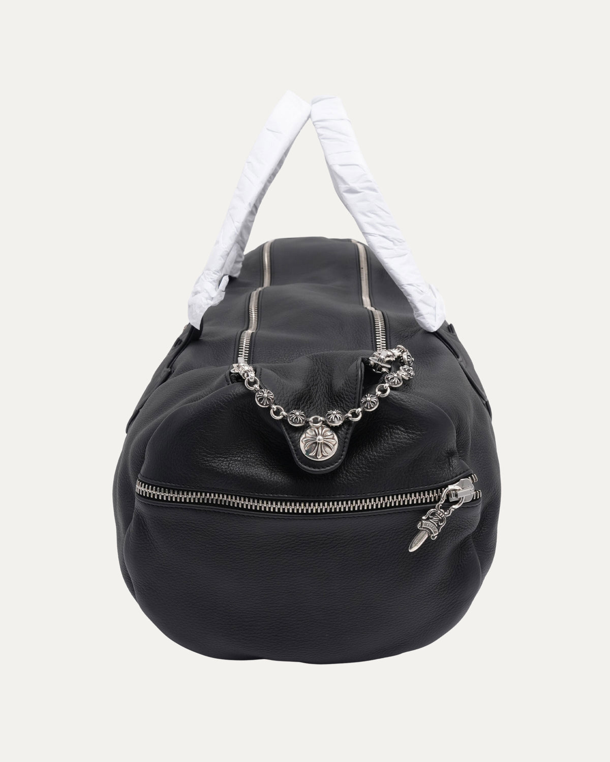 Cross Embellished Duffle Bag