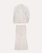 Monogram Double Breasted Silk Blend Suit