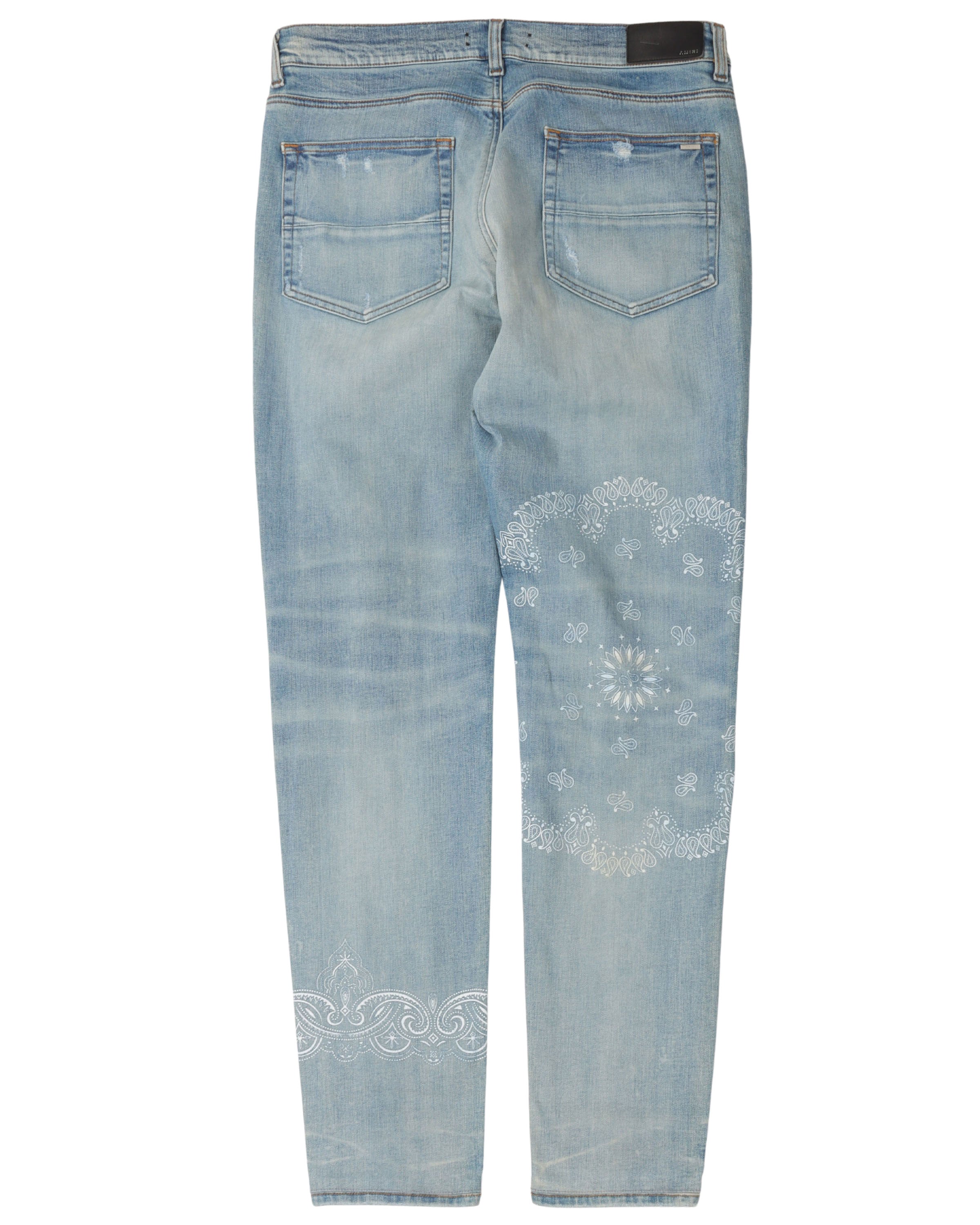 Paisley Printed Jeans