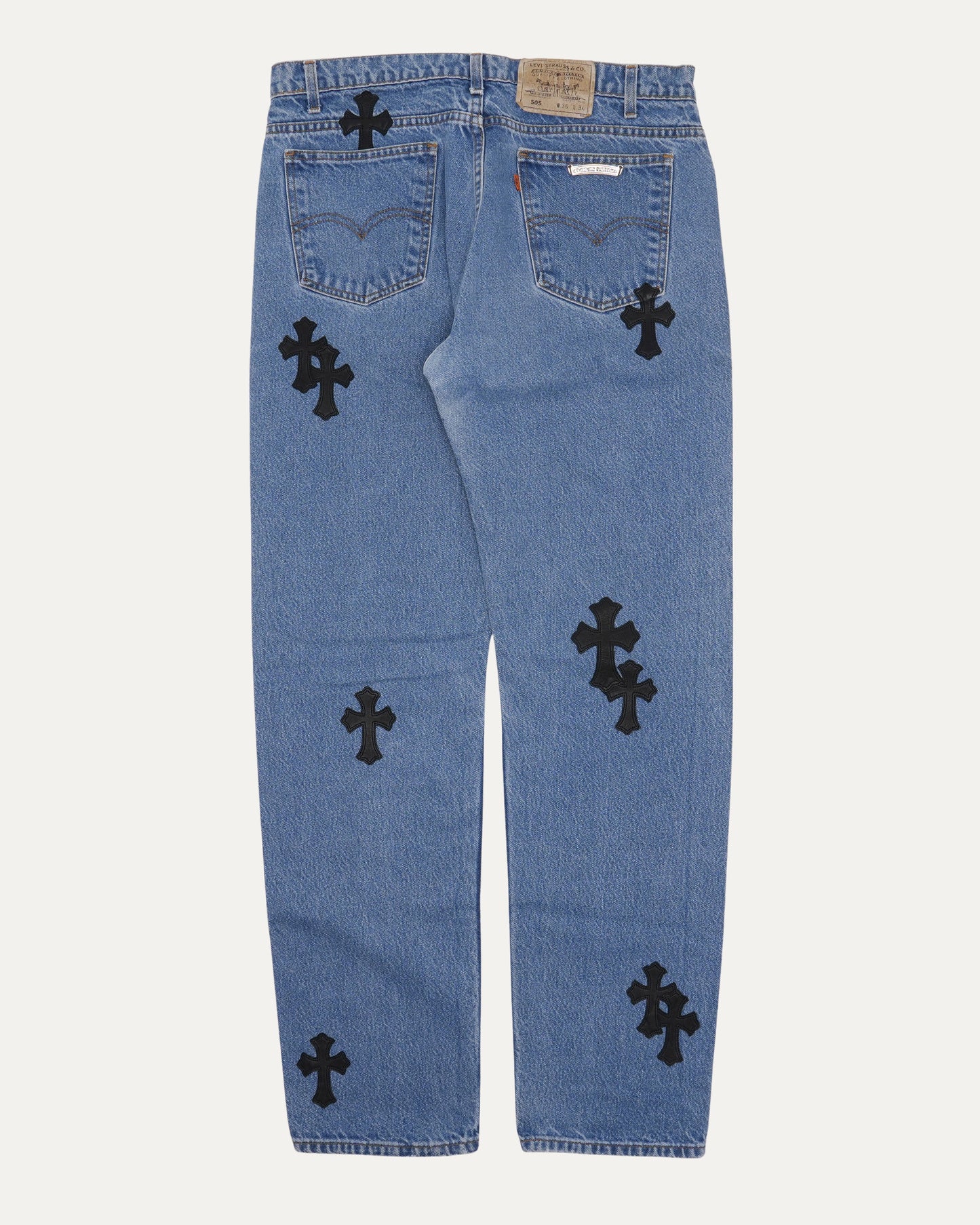 Levi's 505 Cross Patch Jeans