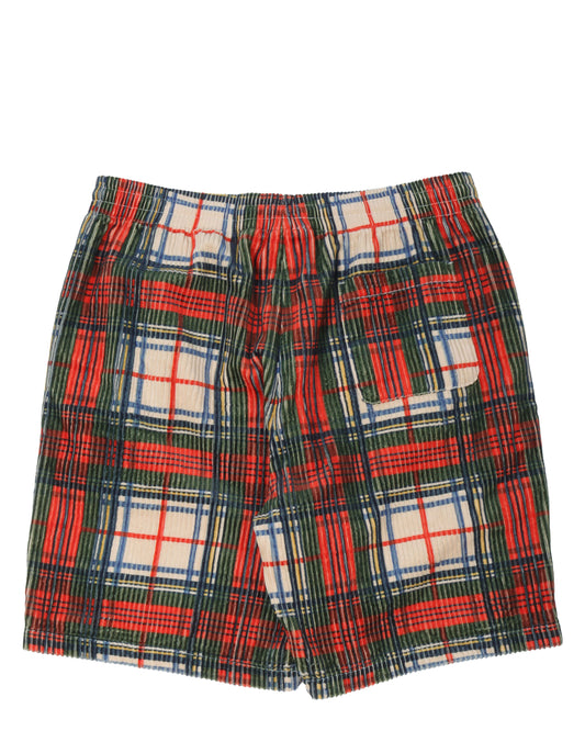 Plaid Corduroy Cherub Shorts
