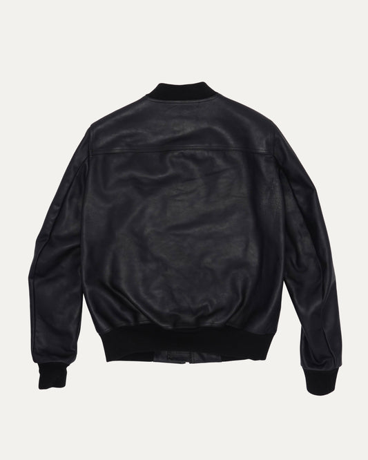 Leather Bomber Jacket