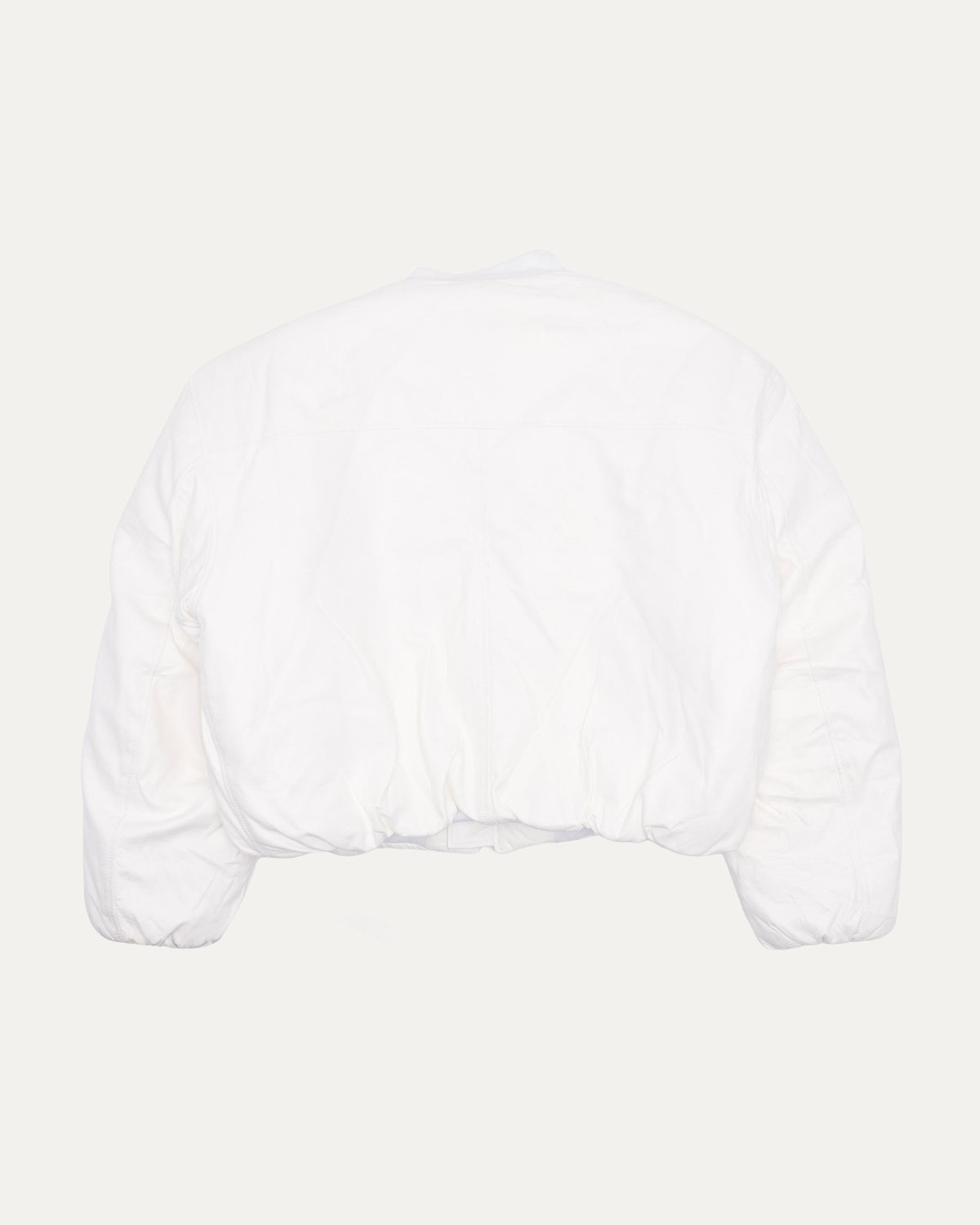 6'S Leather Bomber Jacket