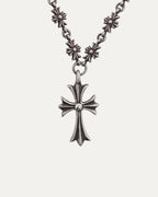 Tiny Fat Pendant with Tiny E Chain
