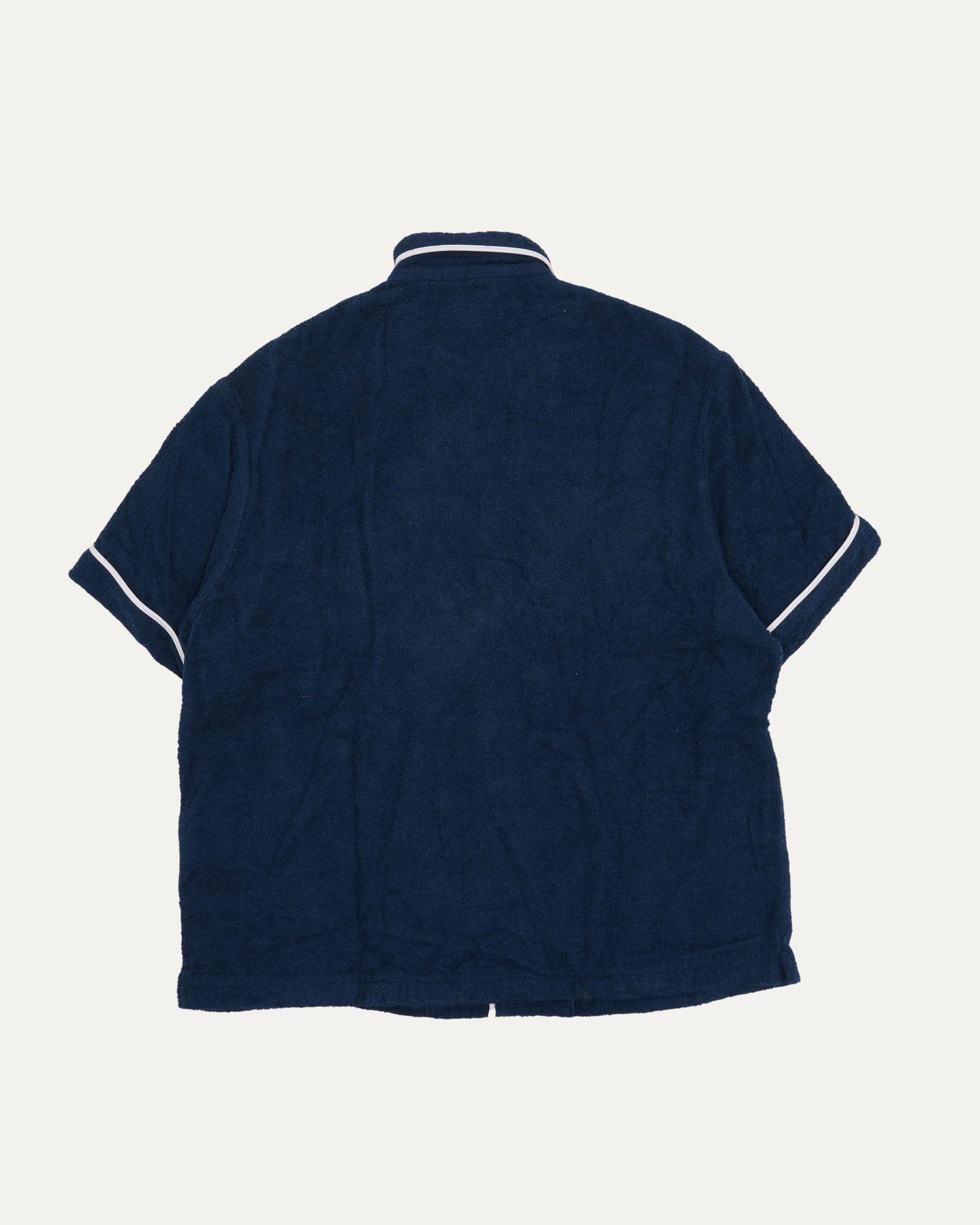 Terry Cloth Short Sleeve Pajama Shirt