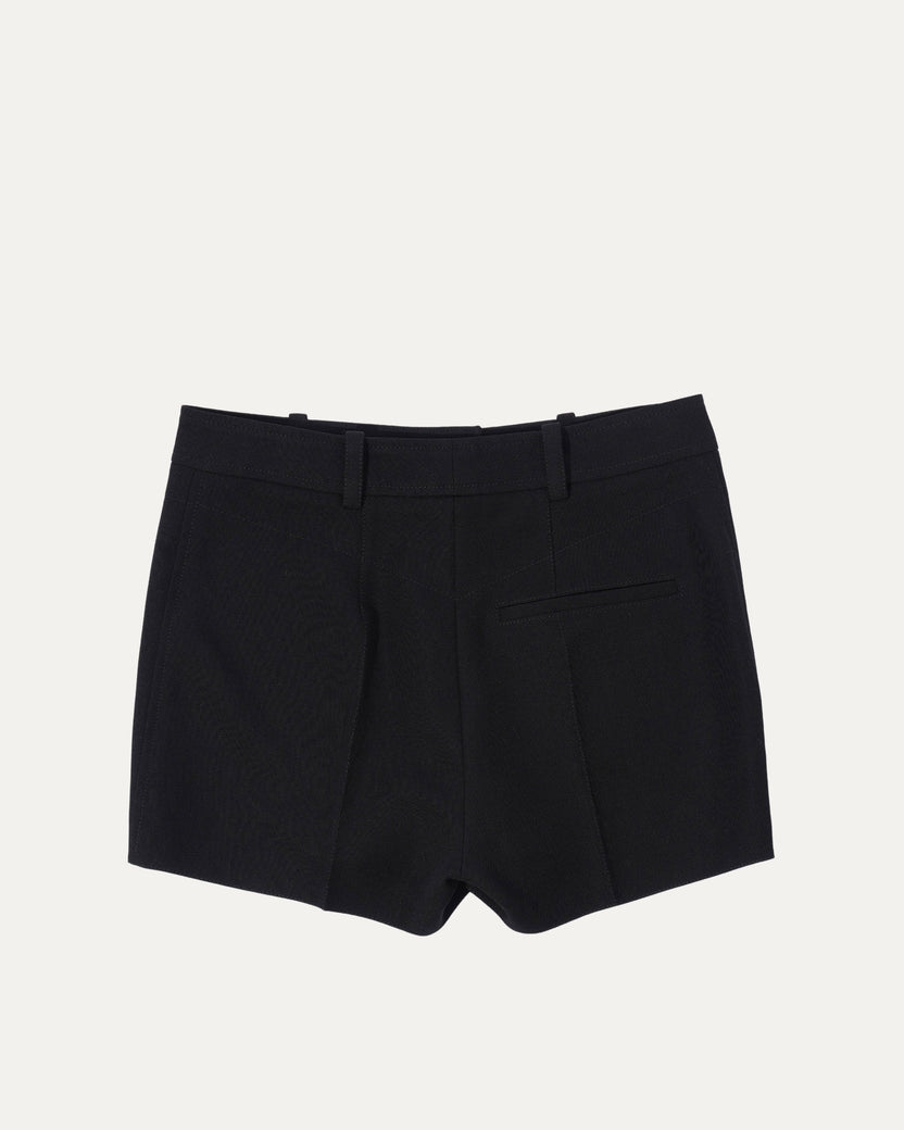 Zipper Detailed Mini Shorts