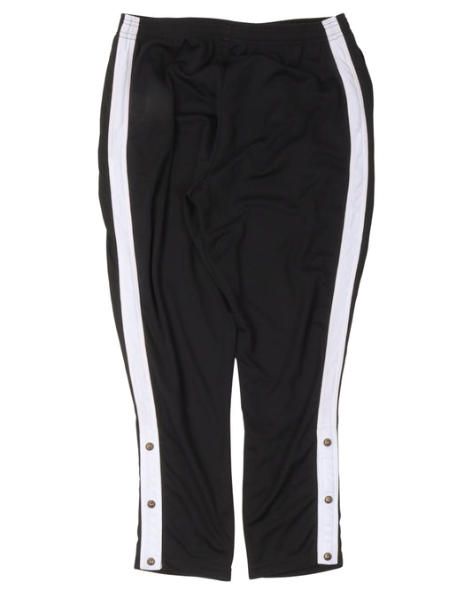 Snap Detail Side Stripe Track Pants