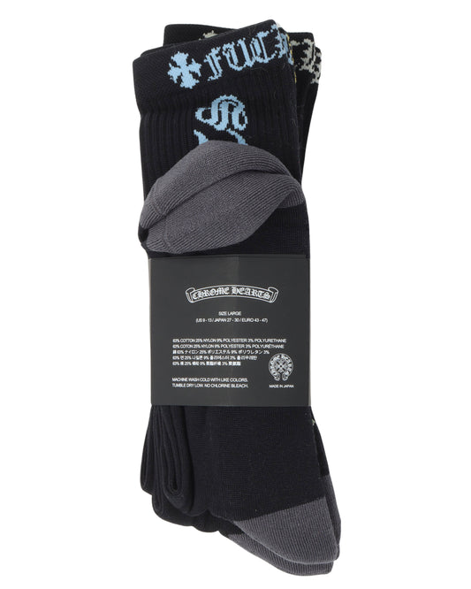 Script Logo Socks (3 Pack)