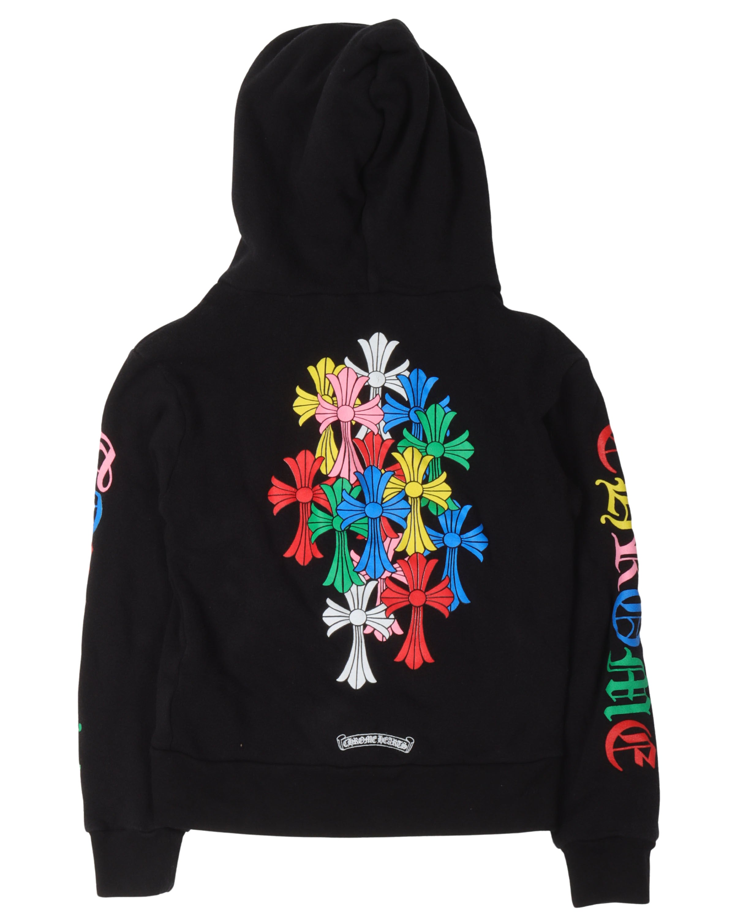 Children's Multicolor Cross Zip Up Hoodie