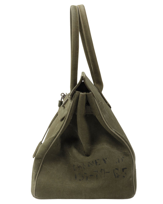 Canvas Birkin Travel Bag