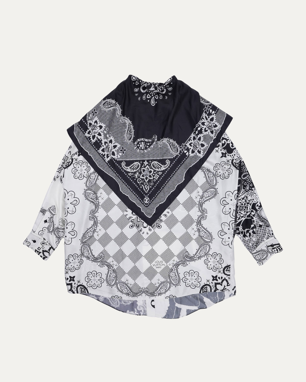 Silk Scarf Overshirt
