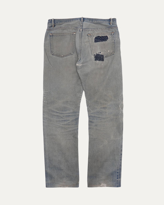 Boro Sashiko Repaired New Standard Jeans