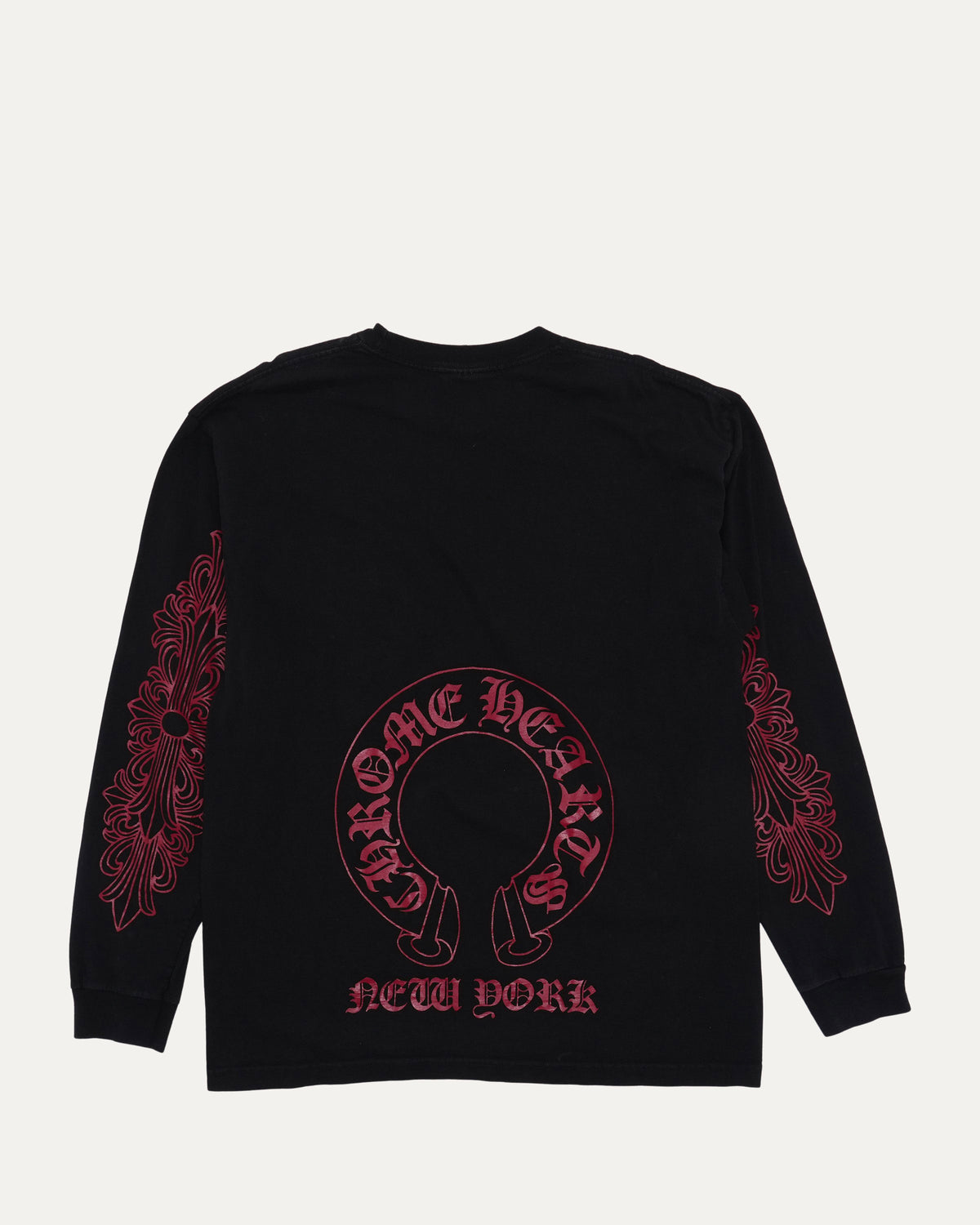 New York Horseshoe Logo Long Sleeve T-Shirt