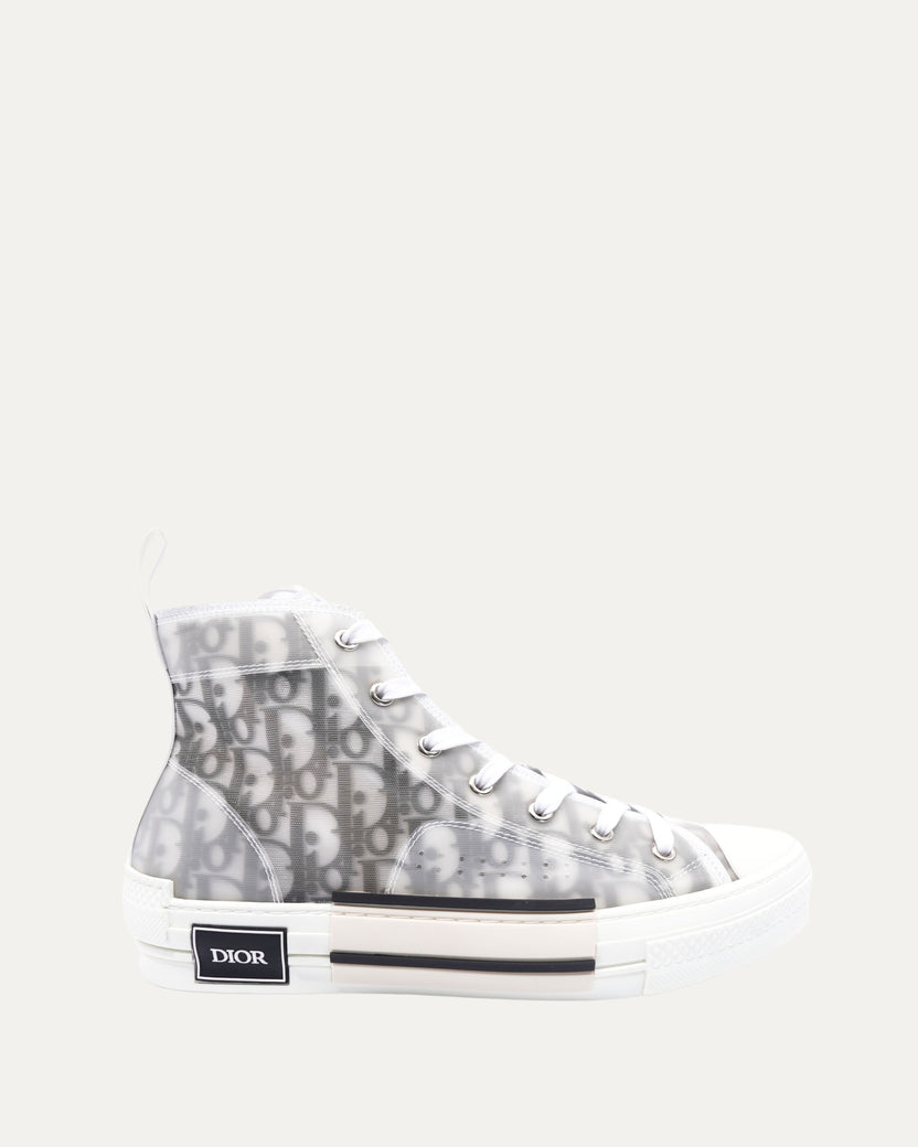 B23 Oblique Monogram High Top Sneakers