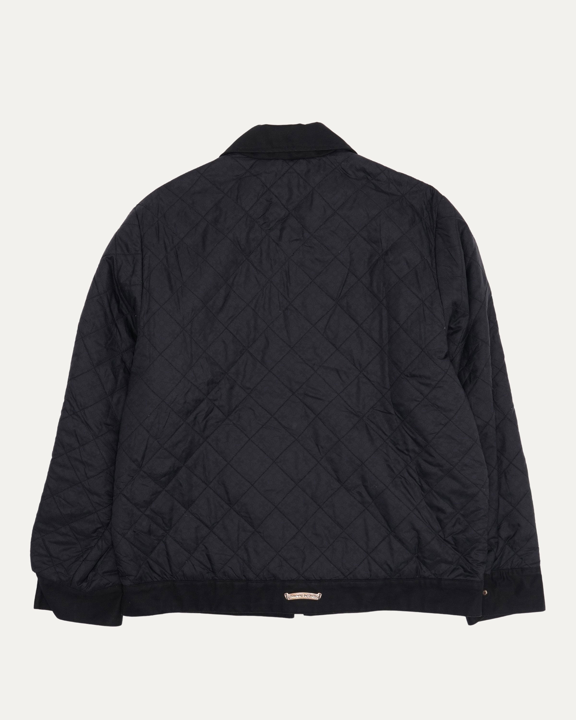 Chrome Hearts Matty Boy Chomper Patch Quilted Nylon Jacket