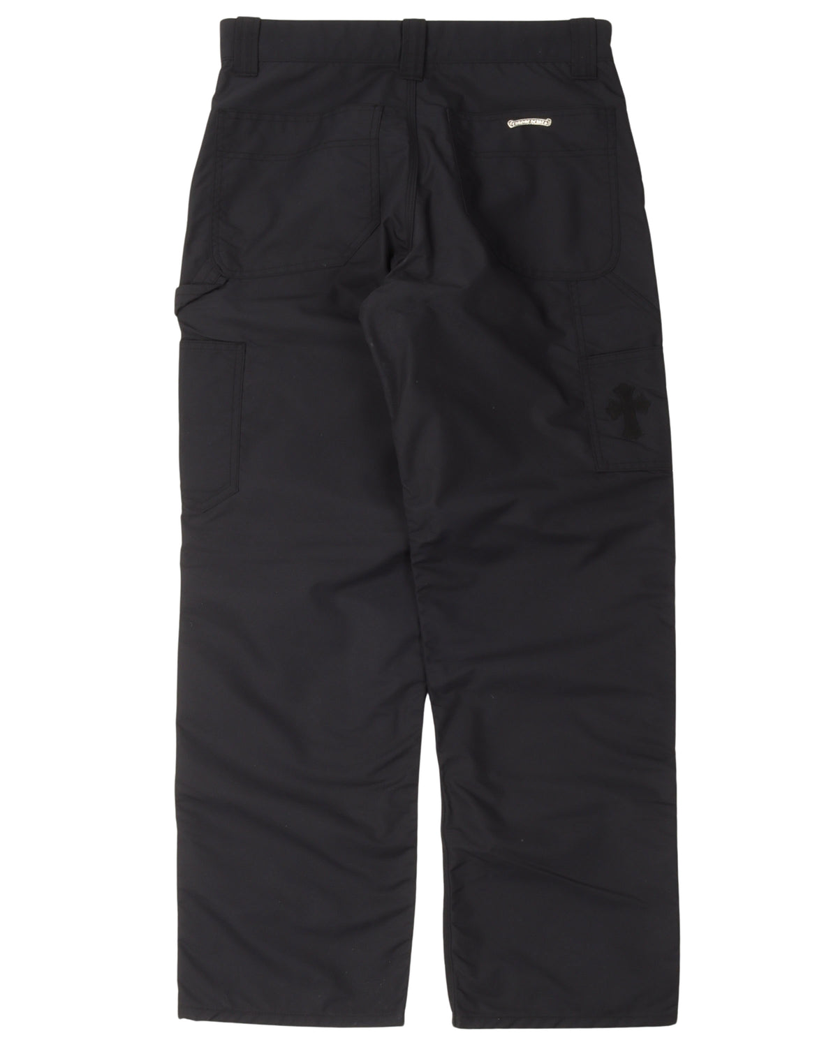Leather Double Knee Nylon Carpenter Pants