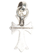 Cross and Heart Pendant with Bail