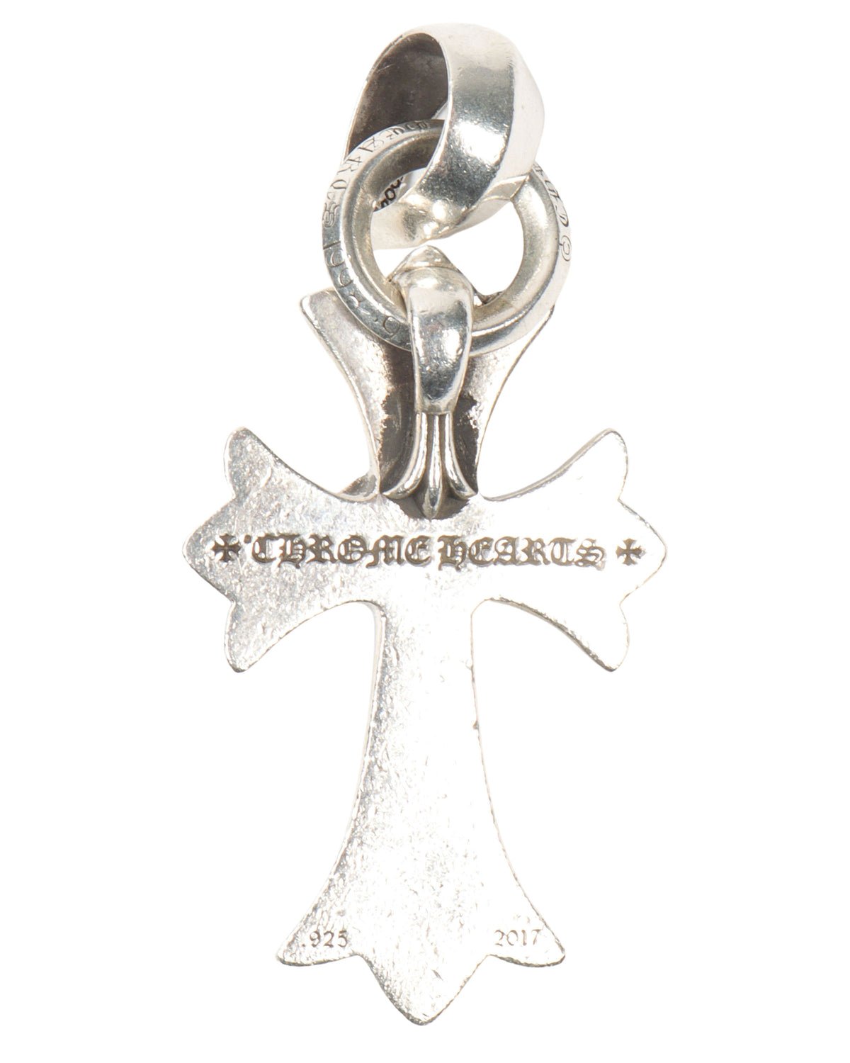 Cross and Heart Pendant with Bail