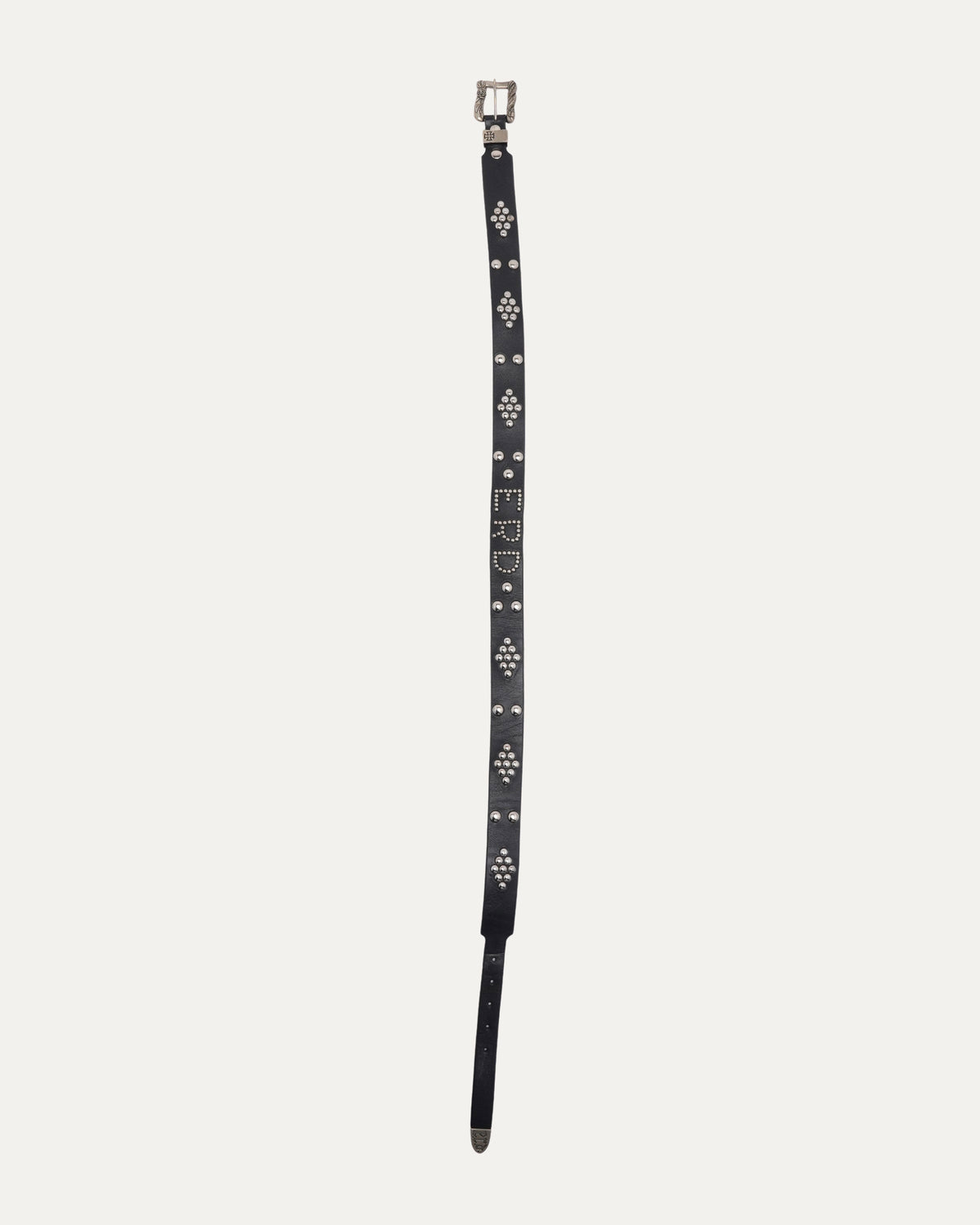 Black Texas Serenade Studded Belt