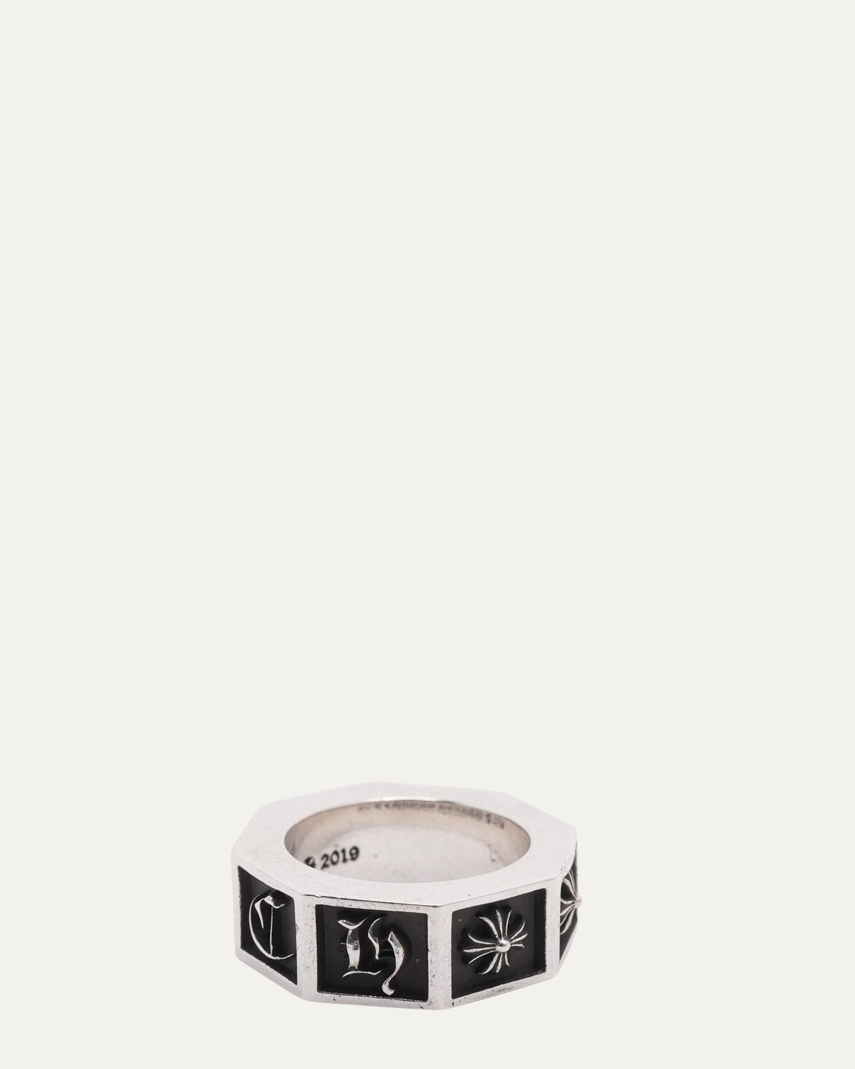 Framed Plus Cross Ring