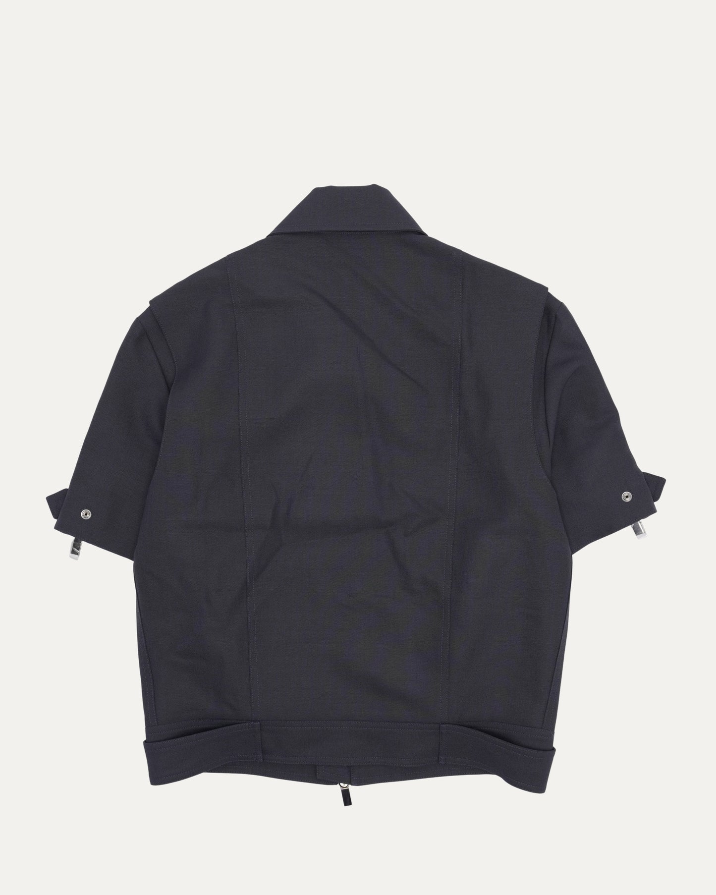 Zip-Up Short Sleeve Shirt