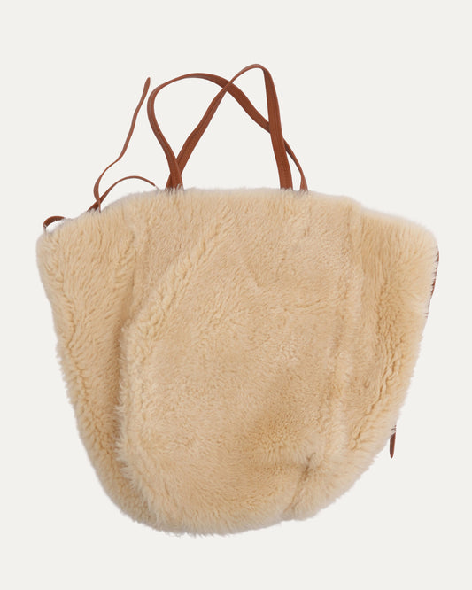 Reversible Shearling Cabas Phantom Tote