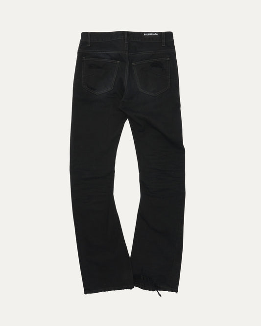 Distressed Flared Jeans