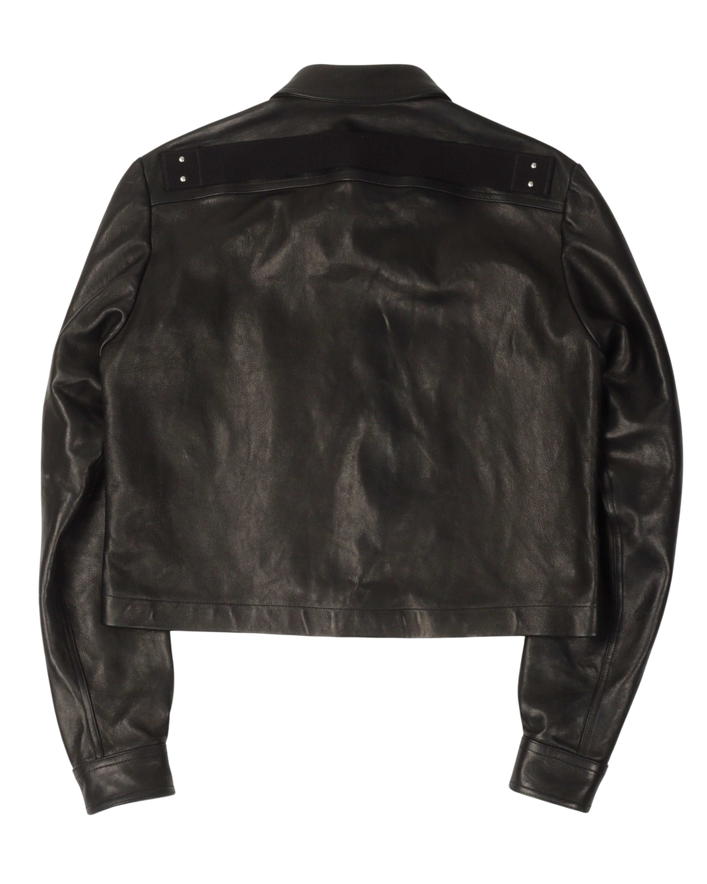 Rick Owens FW22 STROBE Alice Leather Shirt Jacket