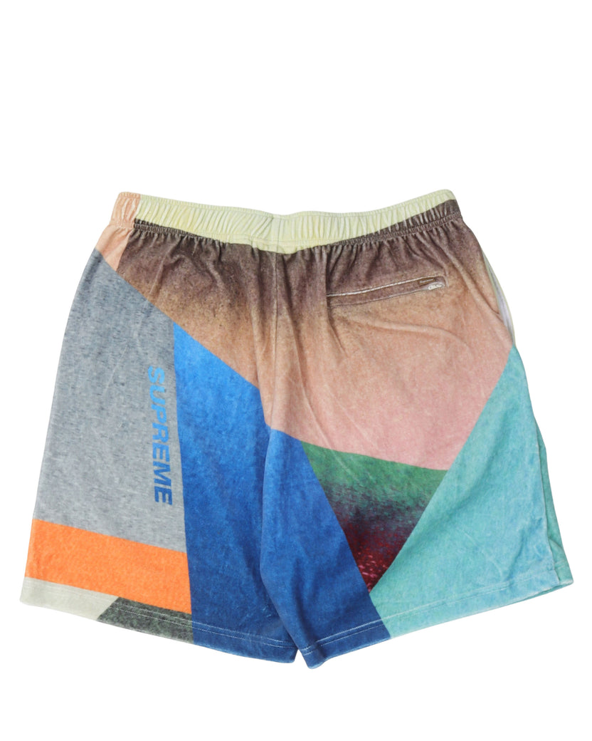 Geo Velour Short