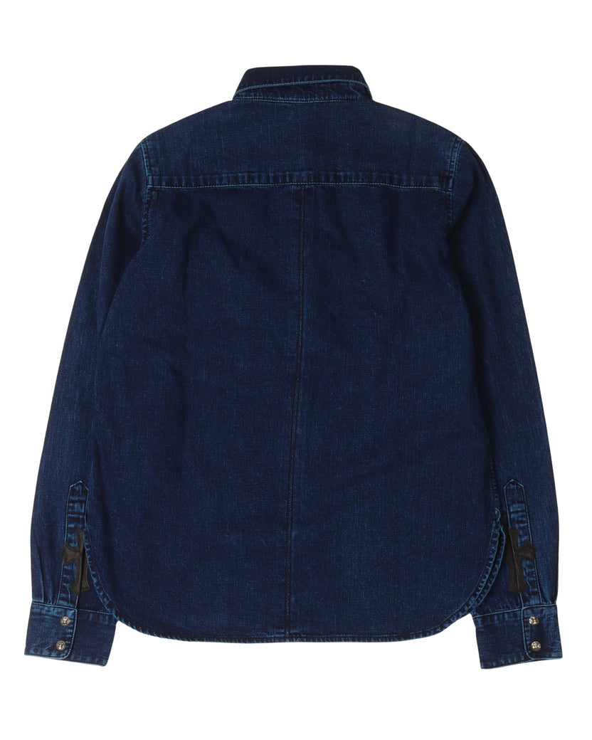 Cross Patch Denim Shirt