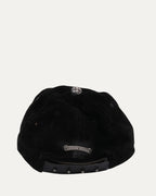 Suede Embroidered Vine Dagger Hat