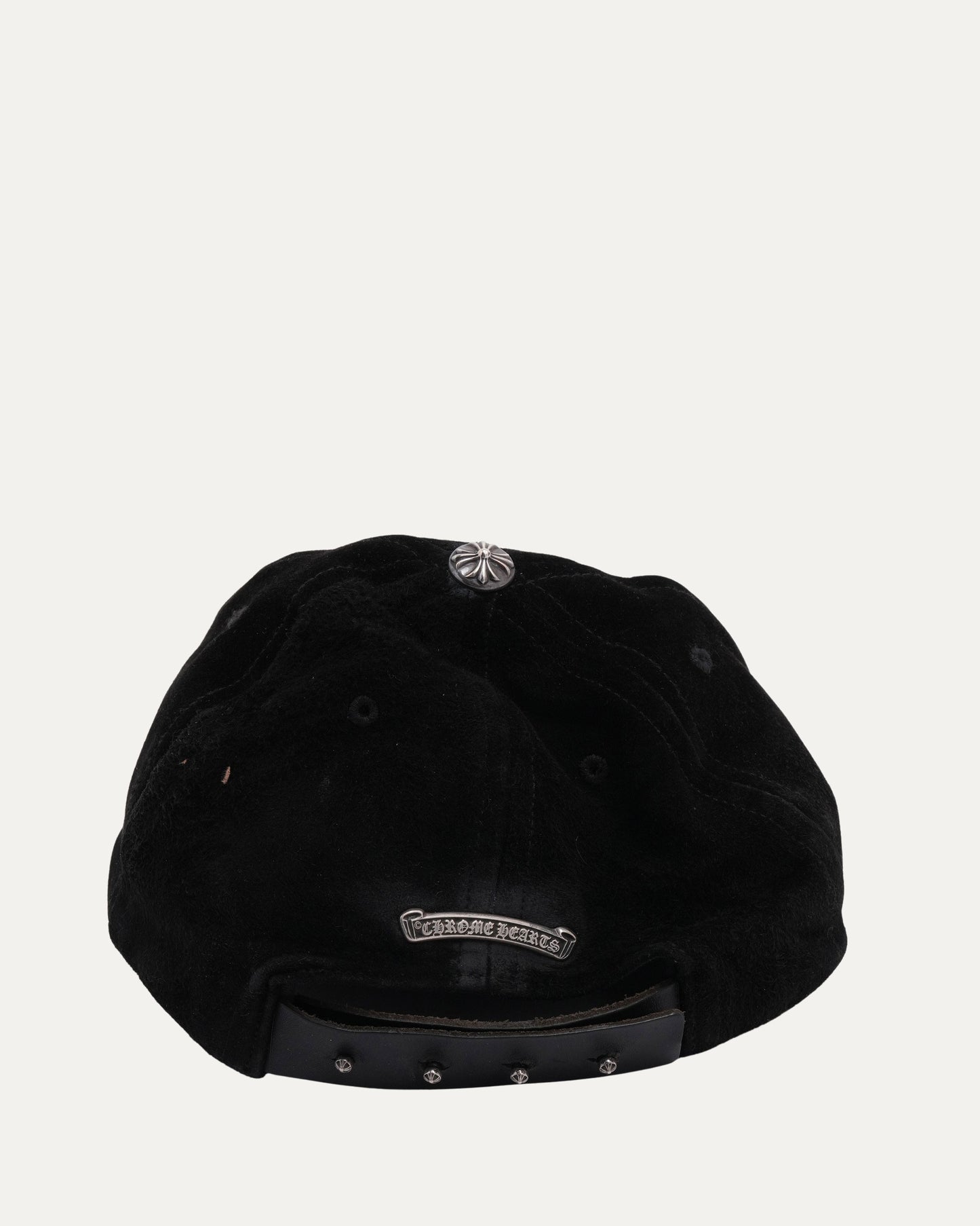 Suede Embroidered Vine Dagger Hat